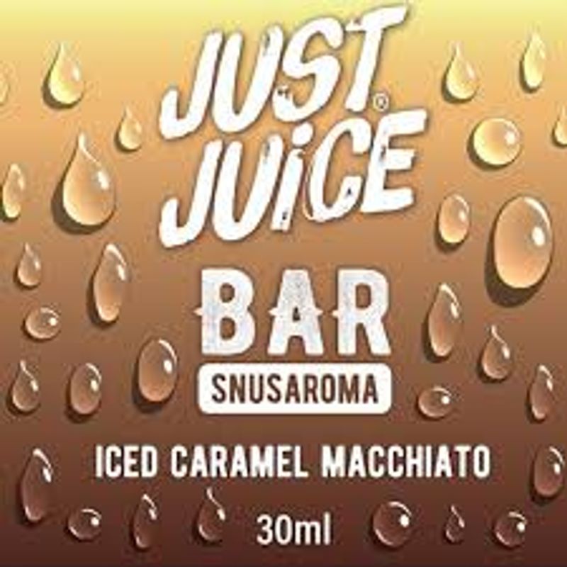 Just Juice - Iced Caramel Maccihato, Snusaroma